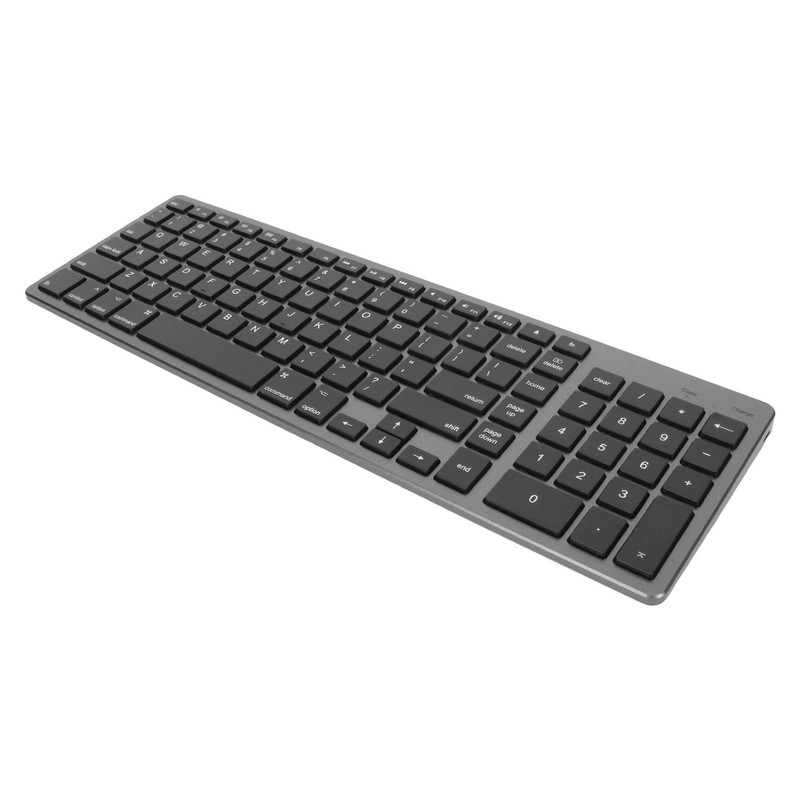 Wireless Keyboard BT3.0 102 Keys Ergonomic Scissor Switch Rechargeable Office