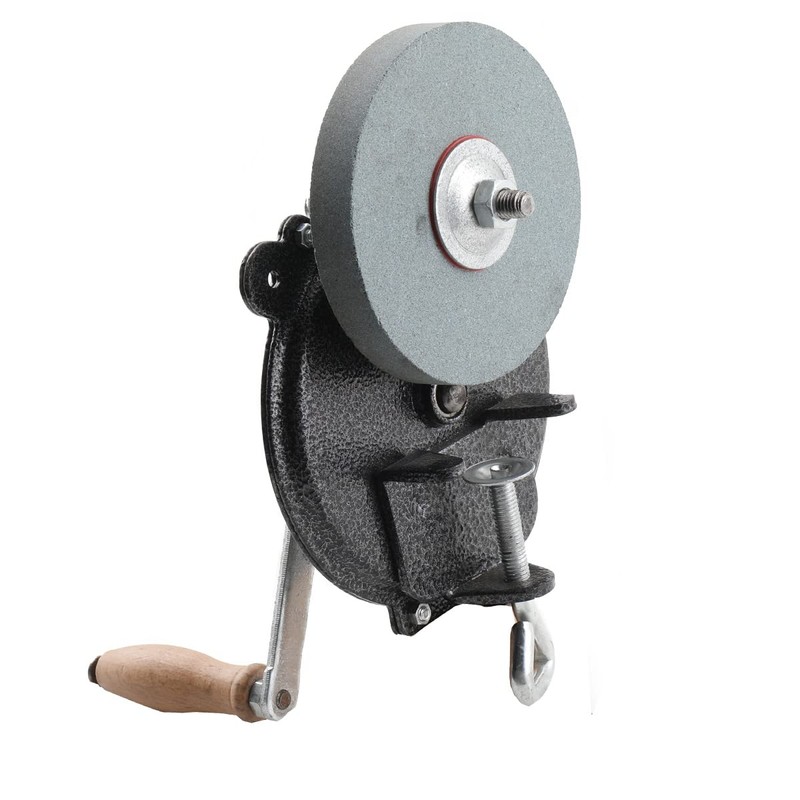 ECUTEE Hand-cranking Knife Sharpener for Hunting, Heavy Duty Knife Sharpener