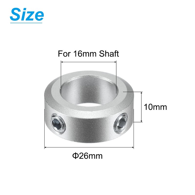 QUARKZMAN Split Wave Collar Set for 16 mm Shaft, 2
