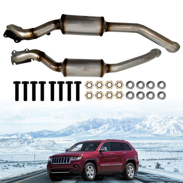 Blrack 10H49723 10H49737 Front Left & Right Catalytic Converters Compatible with 2011-2012 JEEP GRAND CHEROKEE Sport 3.6L V6