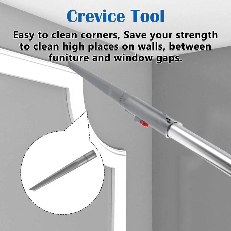 3 Pack Crevice Tool, Dust Brush and Upholstery Tool Attachment