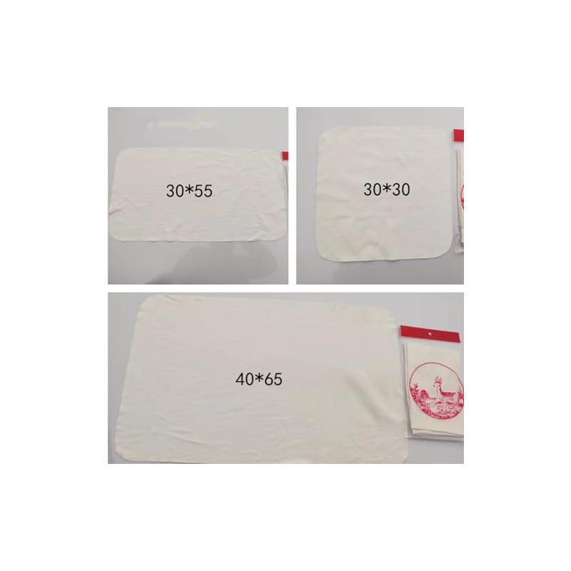 HOUSON 30x55 cm chamois leather car leather cleaning cloth, leather