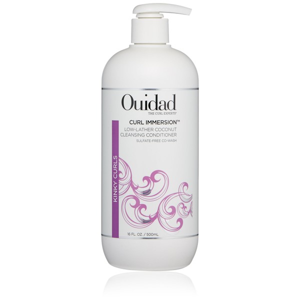 Ouidad Curl Immersion Low Lather Coconut Cleansing Conditioner (Kinky Curls) 500 ml