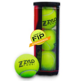Zylo Advanced Padel Balls - Premium High-Performance Padel Balls for Competitive & Recreational Play, Durable & Consistent Bounce, Ideal for Indoor/Outdoor Courts (x1 Tube)