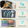 Adults Bento Lunch Box Set with Lunch Bag, 3-Tier Stackable