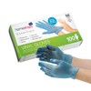 HOMESHOPA Disposable Vinyl Gloves, Blue 100Pcs Medium Powder Free, Latex