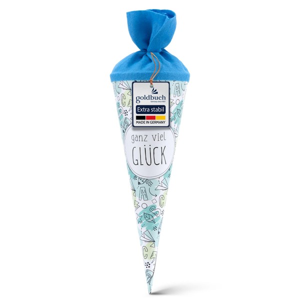 goldbuch 93 216 Gift Bag School, School Cone in White