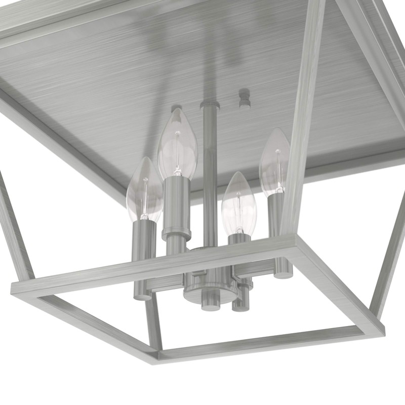 Hunter Fan Company 19076 Laurel Ridge Flush Mount Light, Brushed