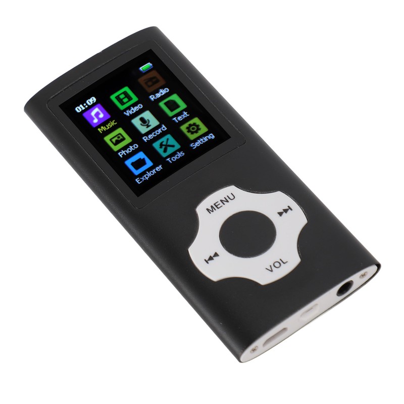 MP3 Player HiFi Lossless Rechargeable 1.8in TFT Screen Portable Music
