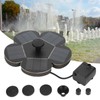 Solar Fountain Solar Powered Plum Blossom Style Fast Start Up
