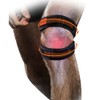CONVELIFE Dual Patella Knee Strap (Black, 1 Count (Pack of