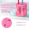 Eagle Dual Holes Pencil Sharpener, Dual Blades, fit for Pencils