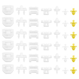 The Lord of the Tools 5 Sets Side Panel Clips Kit Compatible with 190er W201 190E 190D A0069883578 0019885081 0019885181 Door Side Card Trim Moulding Retainer Fasteners