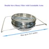 Honey Strainer for 5 Gallon Bucket Stainless Steel Double Sieve