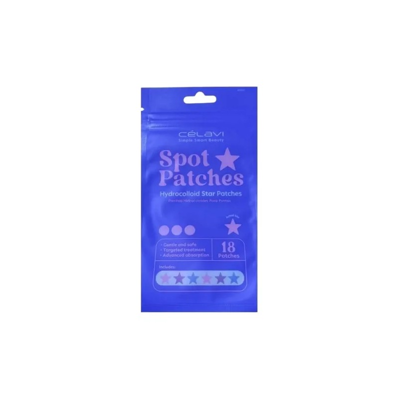 Parches Antiacné Celavi Hydrocolloide Día Noche 18 Pzs Todo Tipo