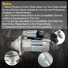 HonHuCo 5449610 5302289 12v 10T Starter Motor Compatible with Cummins