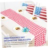 MERRYHAPY Christmas Tablecloth Double and Festive Table Decor for Holiday