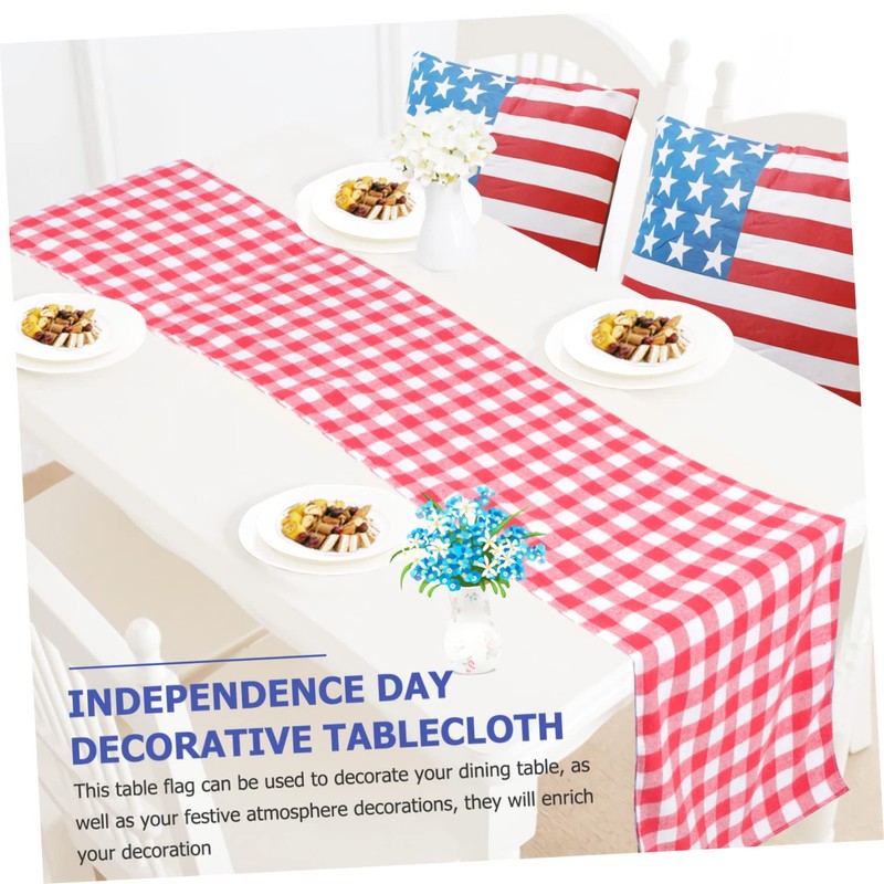 MERRYHAPY Christmas Tablecloth Double and Festive Table Decor for Holiday