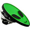 PinMart Green Alien Head Sci-Fi Enamel Lapel Pin – 1