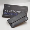 Keystone Cryptocurrency Hardware Wallet Pouch 2.0, Dark Gray PU Leather