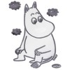 Meibo Moomin Emblem Sticker Silver FS008
