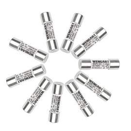 Wengart Cylinder PV Fuse WGPV-30S, DC1500V 15A, 10 x 38 mm, 20 kA Rated Power, Forced Arc Extinguishing Function, Pack of 10