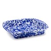 Golden Rabbit Enamelware - 9" square Brownie Pan (Cobalt Swirl)
