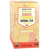 Trader Joe's Organic Ginger Turmeric Herbal Tea 20 ct (Pack