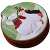Christmas Cookie Box Empty Tinplate Candy Storage Containers Biscuits Tin