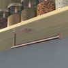 VAEHOLD Adhesive Paper Towel Holder Under Cabinet Wall Mount for