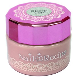 NailRecipe Gel Nail Topcoat Base Gel, Clear Gel, Registered Cosmetic Gel