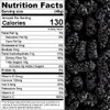 Mulberries, "FRESH" Dried Black - No sugar added, Delicious, Quality,