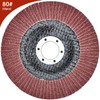 HATANSE Pack of 10 Flap Discs Diameter 125 mm x