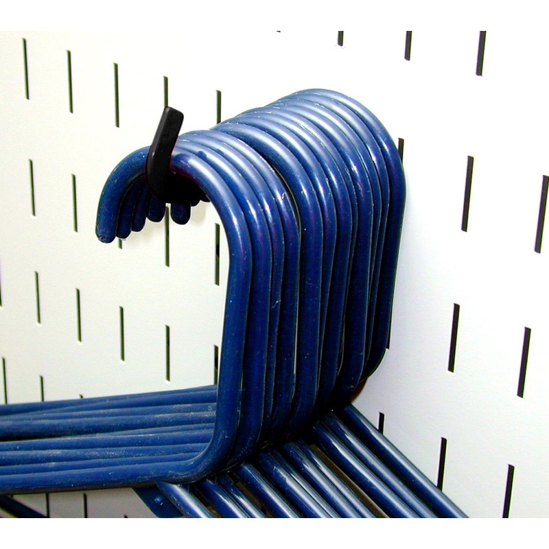 Wall Control 3-1/2in Reach Curved Tip Slotted Hook Pack -