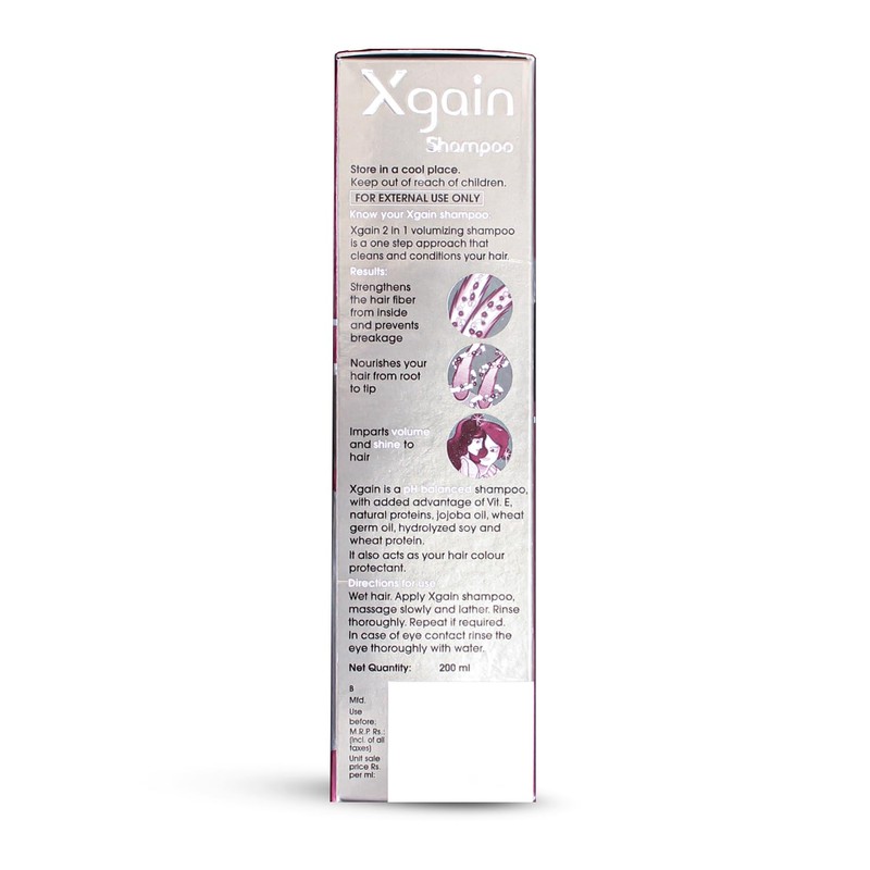 Cipla Xgain Shampoo, 100 ml (Pack of 2)