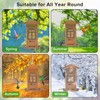 Buzzeap Bird Feeder for Wild Birds, Bird Feeder for Garden,