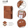 Bakurok Wallet Women Small Leather RFID Blocking Credit Card Wallet