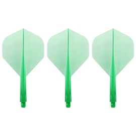 Condor Zero Stress Flight System - Standard Clear Green - Dart Flights Short