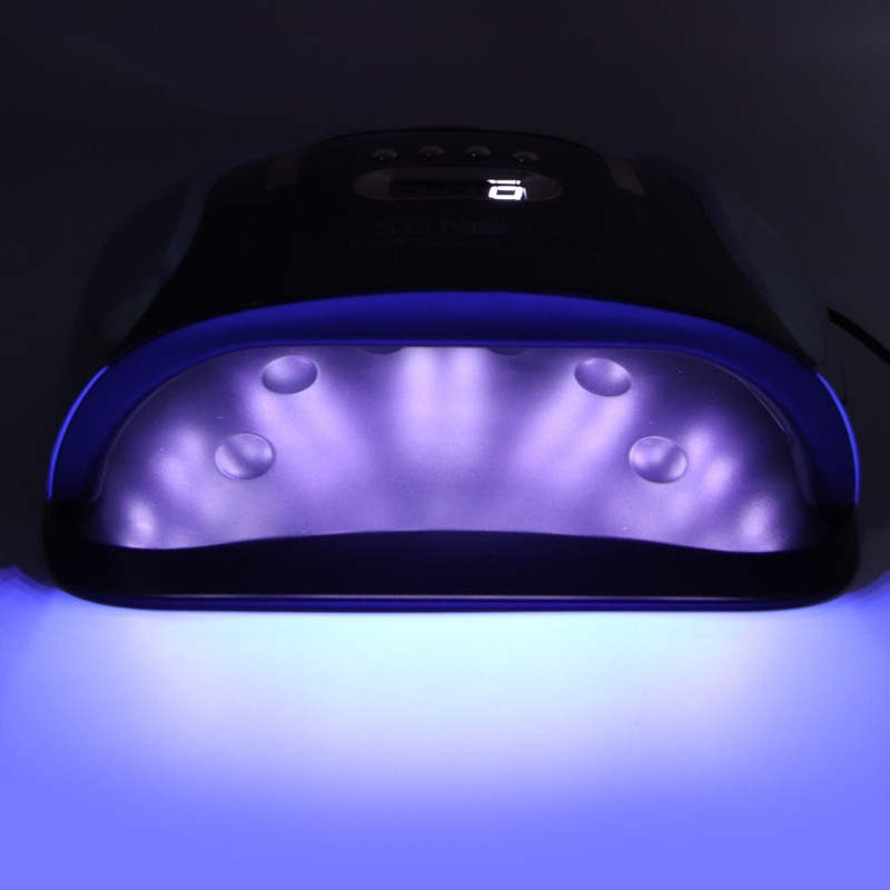 256W Nail Gel Curing Lamp 57pcs Light Chips Detachable Bottom