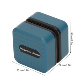 Tnfeeon Mini Magnetic Fish Reservoir Aquarium Cleaner Brush,Aquarium Magnetic Brush Multipurpose Scratch Double Sided Floating Magnetic Fish Reservoir Scraper