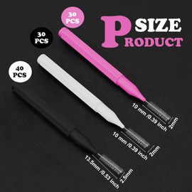 Patelai Patelai 100 Pieces Braces Brush for Cleaner Interdental Brush Toothpick Dental Tooth Flossing Head Oral Dental Hygiene Flosser Toothpick Cleaners Tooth Cleaning Tool(White, Black, Pink,Proper Size)