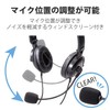 Elecom HS-HP20TBK Headset, Wired Microphone, 4-Pole, Binaural, Overhead, Durable Cord,