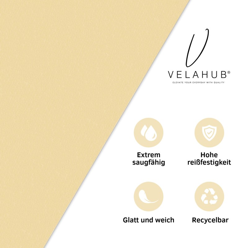 VelaHub Airlaid 50 Cutlery Napkins, High-Quality Disposable Napkins, 32 x