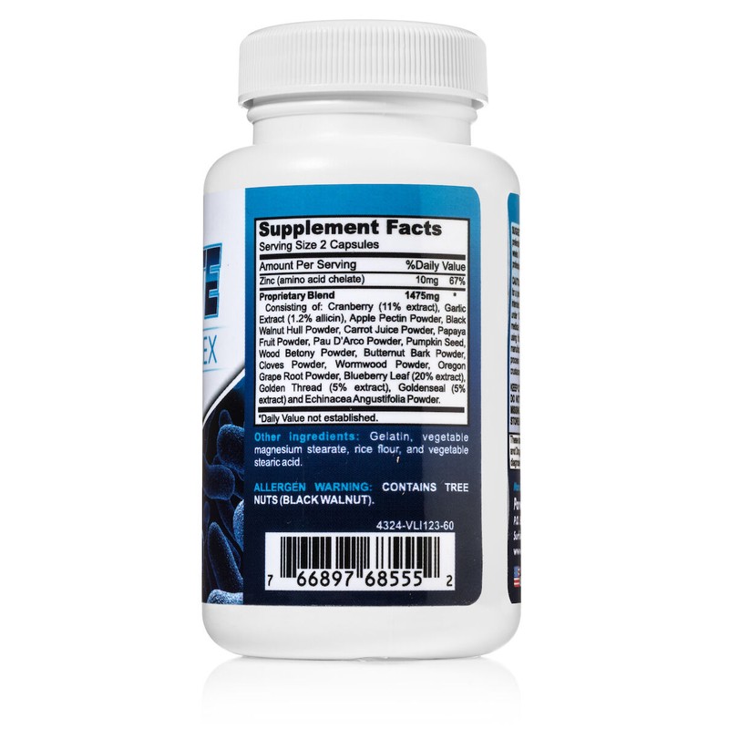 ParaZyte Intestine Support With Wormwood, Black Walnut Hull, Pau D'