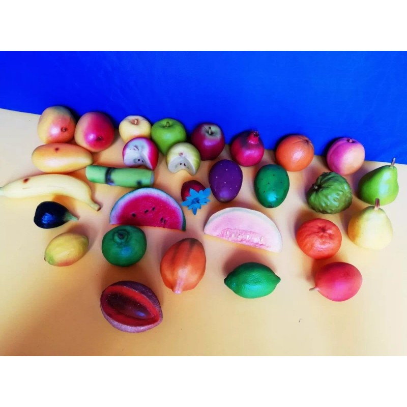 Didakta Frutas Y Verduras De Plástico Kit De 40 Miniaturas