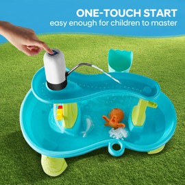 JAiiMen Water Table Pump, Kids Water Pump for Water Table Toys, Water Table Accessories Small Cordless Water Pump