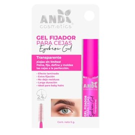 Gel con color para cejas (FIJADOR) (TRANSPARENTE) (SÓLO VENDEMOS PRODUCTOS 100% ORIGINALES)