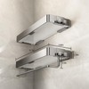 VOLPONE Stainless Steel Wall Mounted Bathroom Shelves - 2-Tier Floating