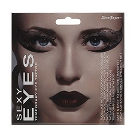 Stargazer Products Sexy Temporary Eye Tattoo - Roses & Bows