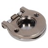 AB Tools Polished Chrome Spring Loaded Key Escutcheon Cover 27mm